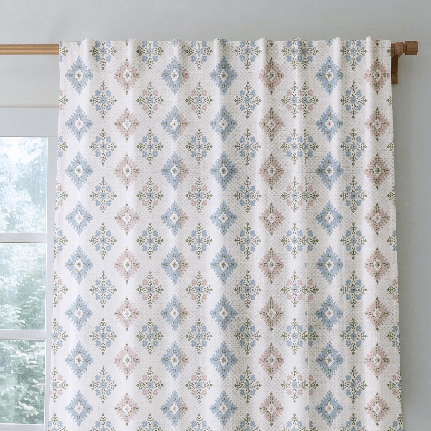 Coralie Diamond - Curtain Panel - The Drapery