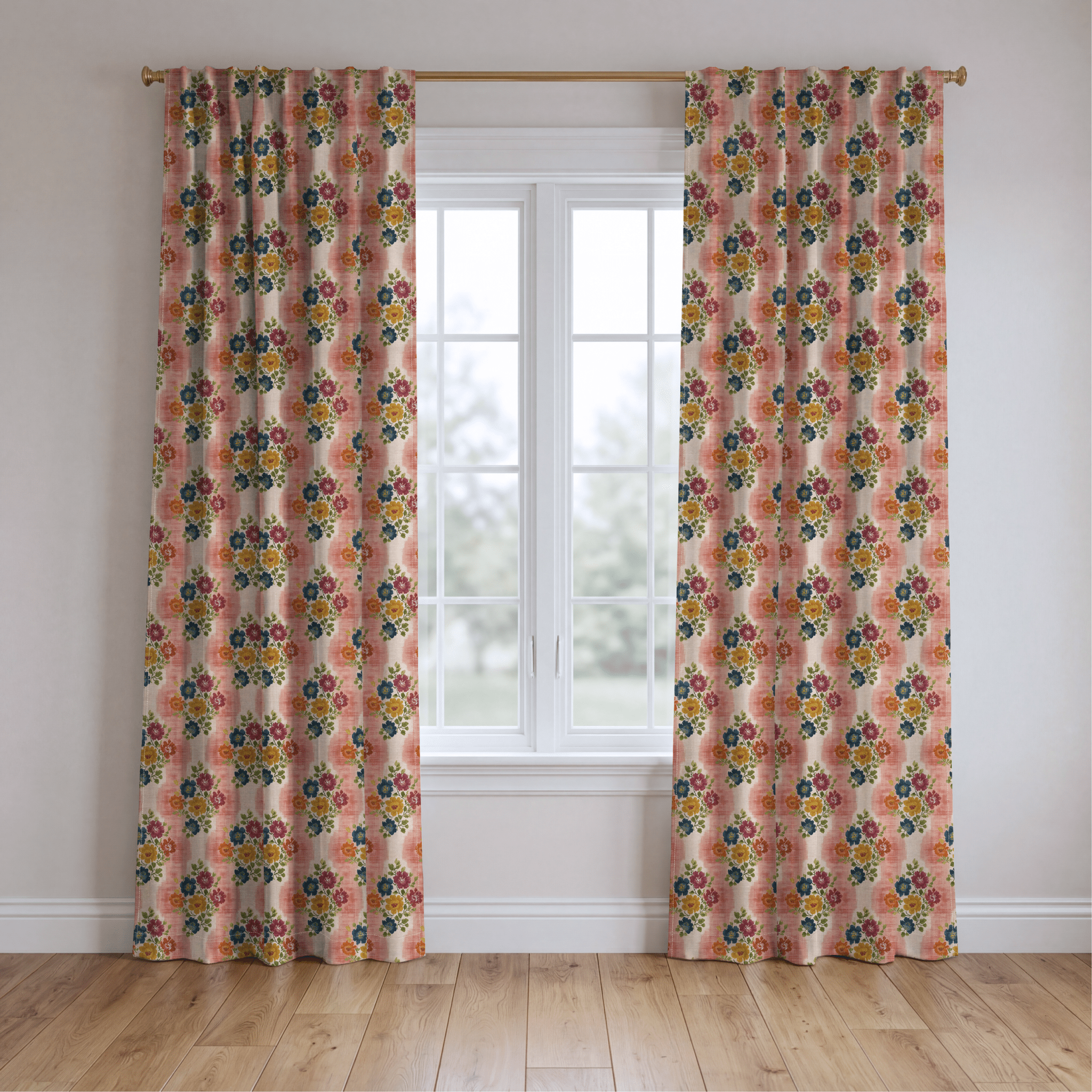 Corbo Bouquet - Curtain Panel - The Drapery