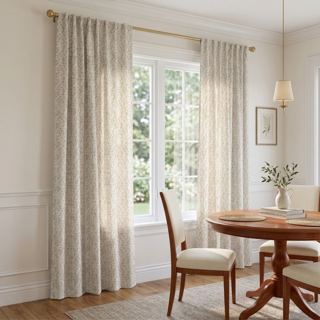 Corin Blooms - Curtain Panel - The Drapery