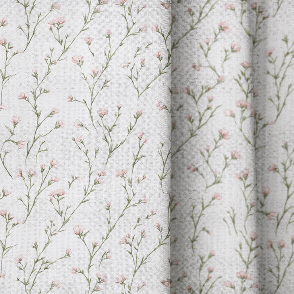 Corin Blooms - Curtain Panel - The Drapery
