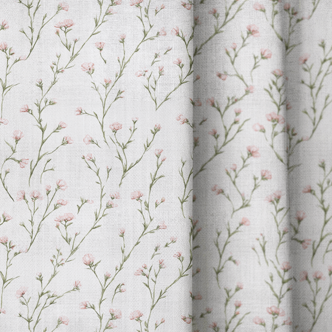 Corin Blooms - Curtain Panel - The Drapery