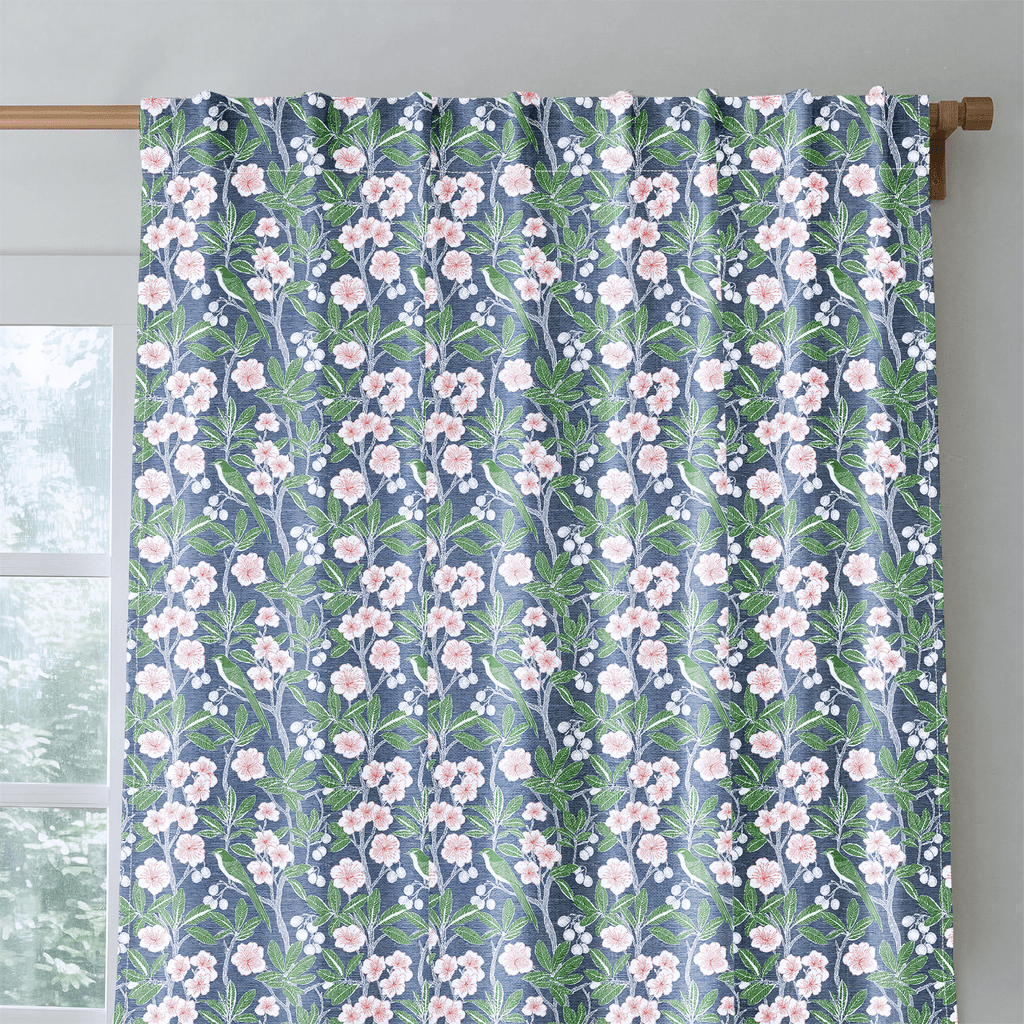 Corinth Blooms - Curtain Panel - The Drapery