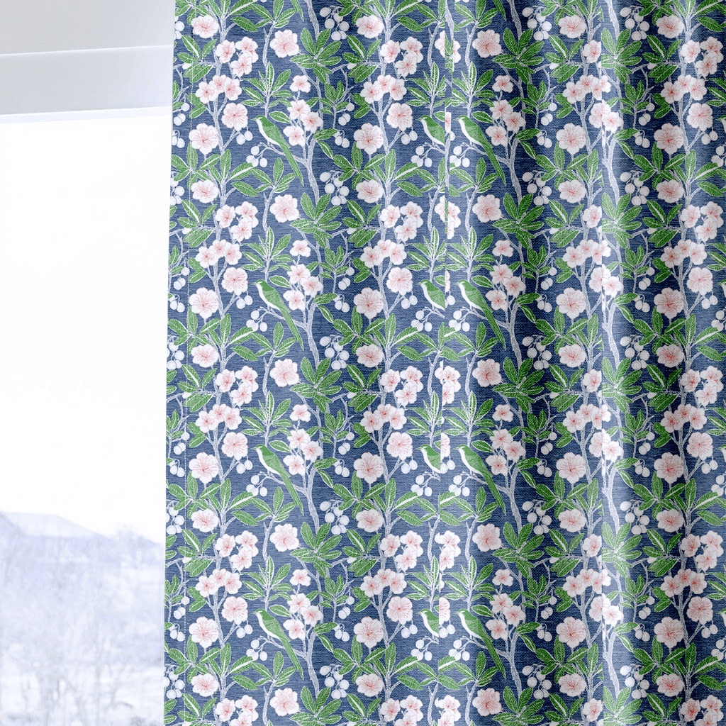 Corinth Blooms - Curtain Panel - The Drapery