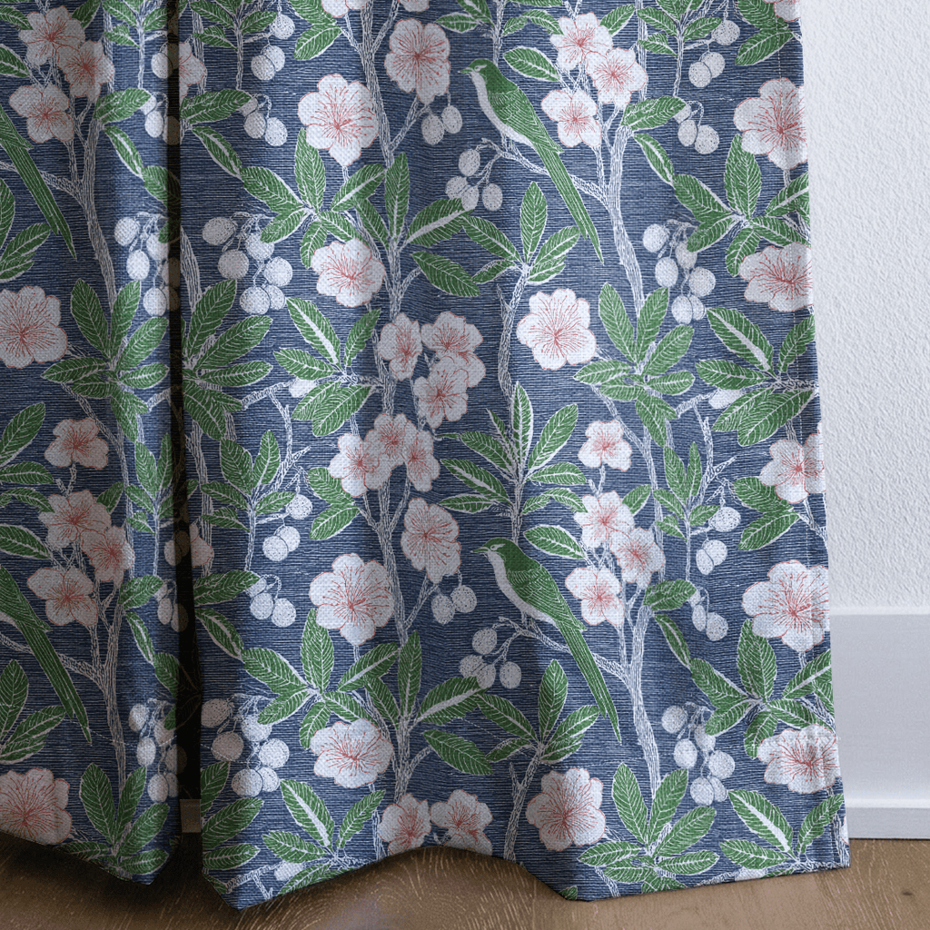 Corinth Blooms - Curtain Panel - The Drapery