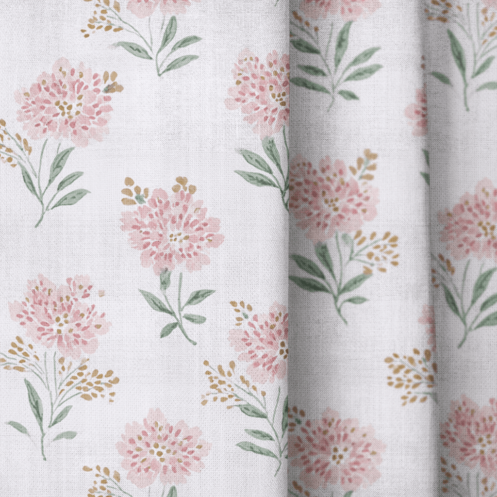 Corvane Blossoms - Curtain Panel - The Drapery