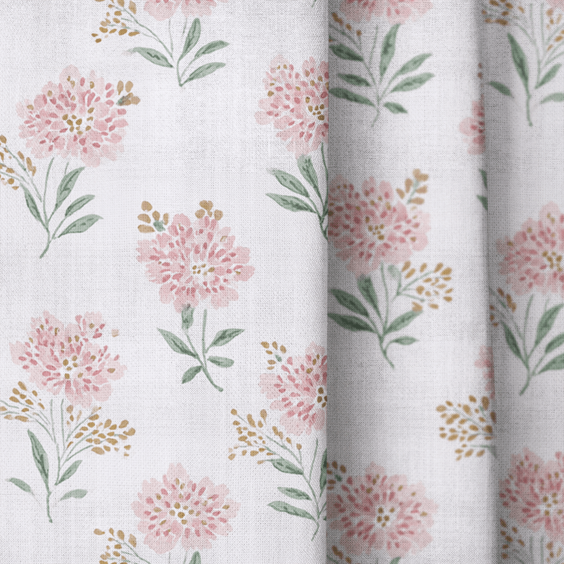 Corvane Blossoms - Curtain Panel - The Drapery