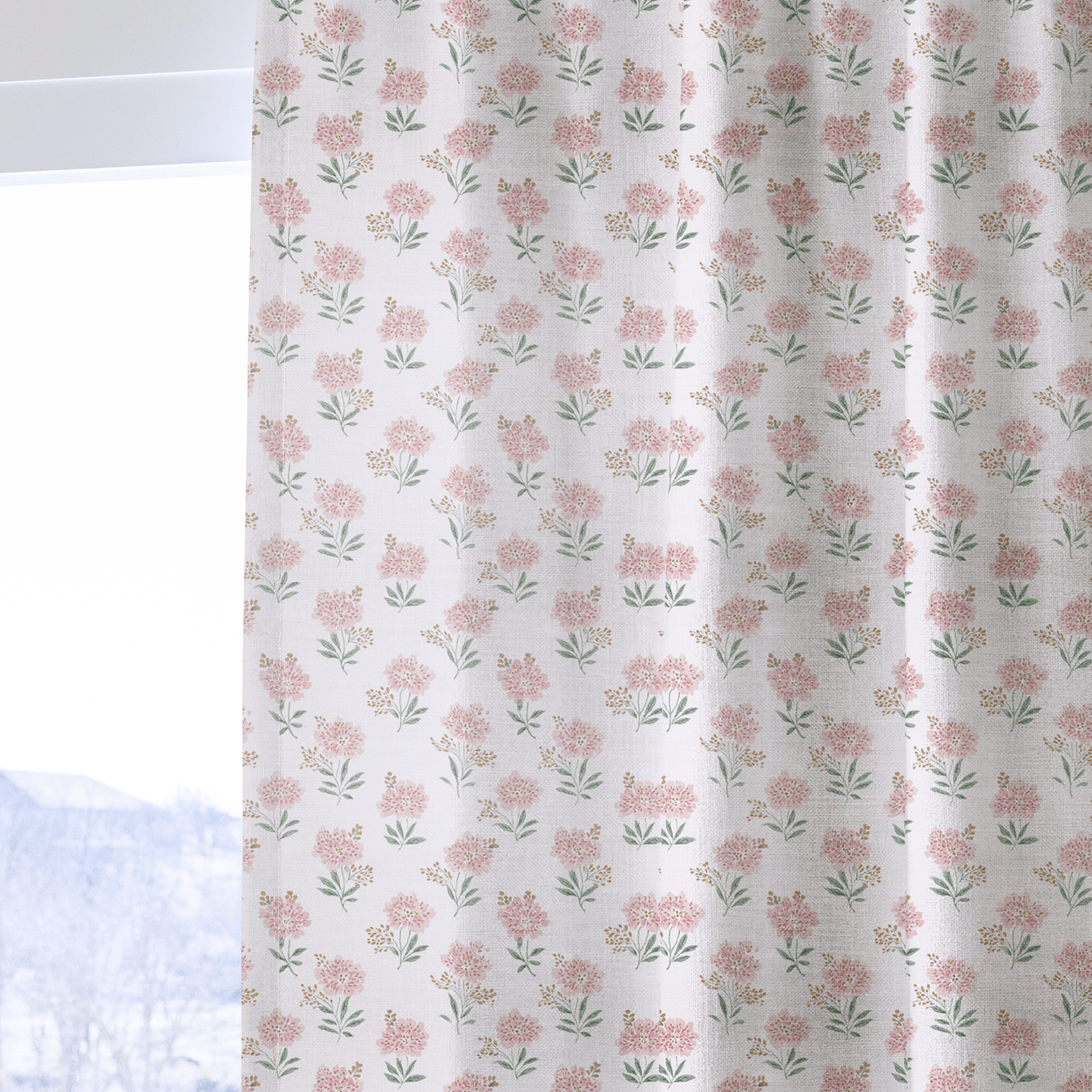 Corvane Blossoms - Curtain Panel - The Drapery