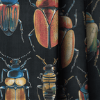 Corvus Beetles - Curtain Panel - The Drapery