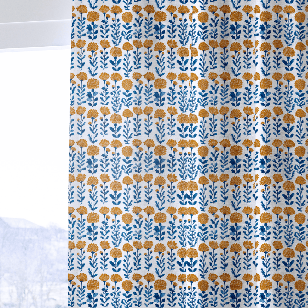 Cosette Blooms - Curtain Panel - The Drapery