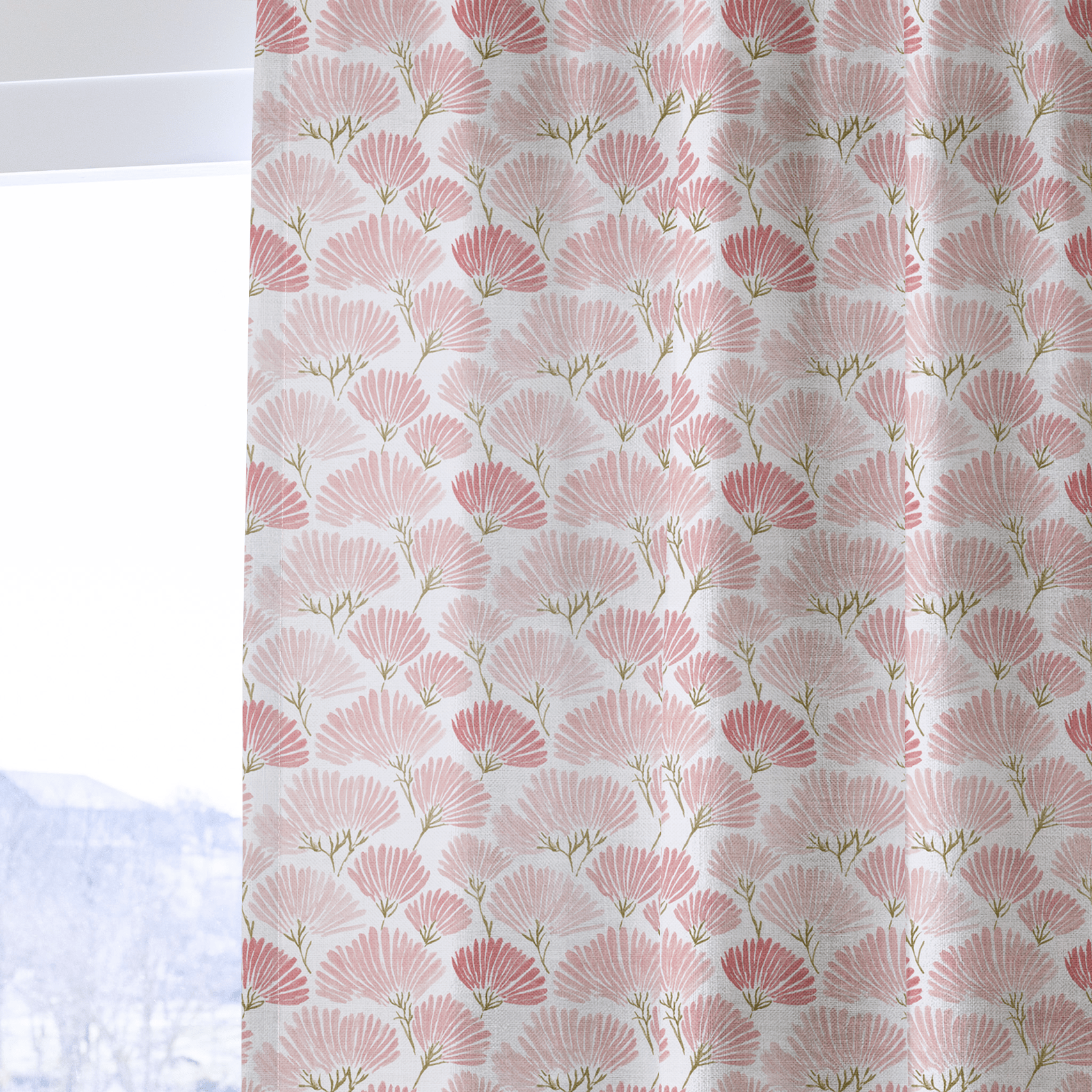 Cosima Floral - Curtain Panel - The Drapery