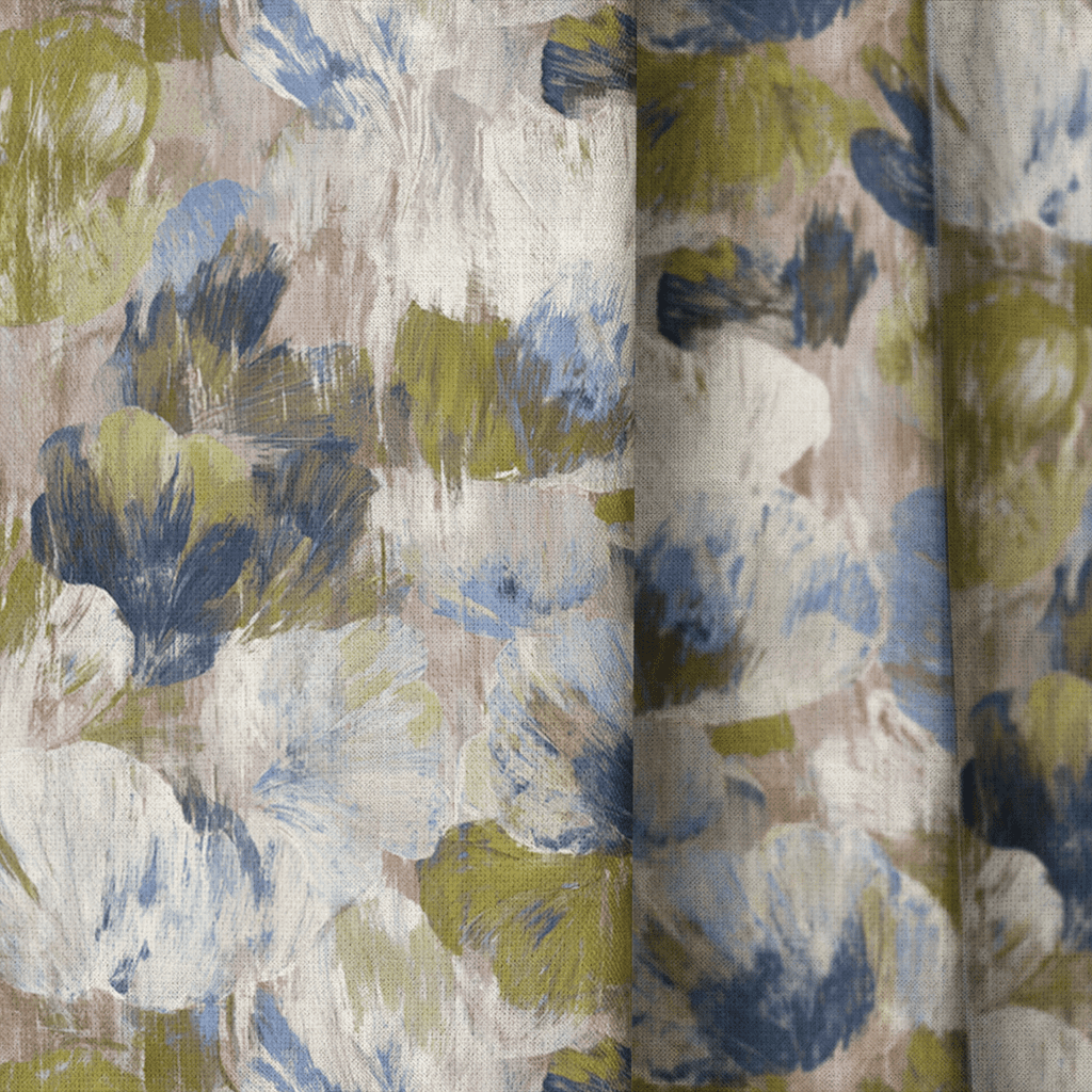 Cottage Abstract - Curtain Panel - The Drapery