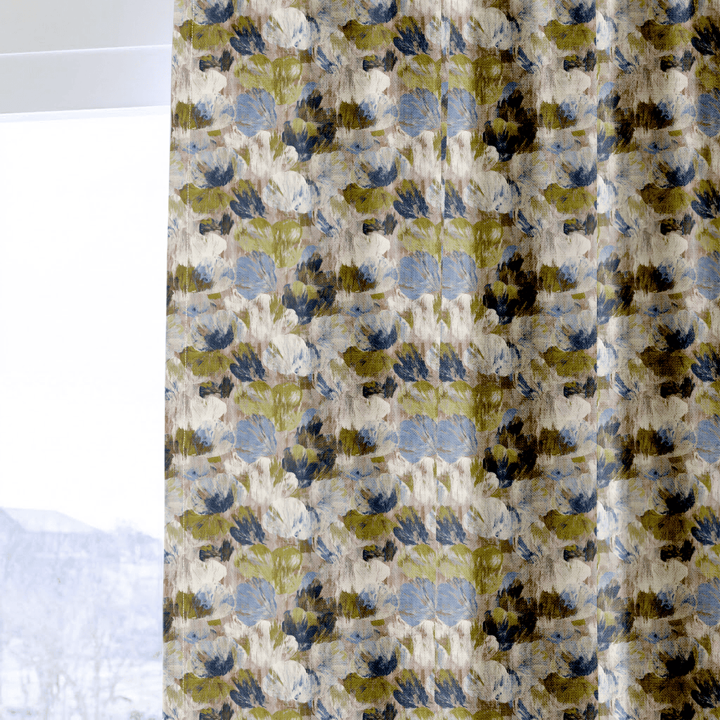 Cottage Abstract - Curtain Panel - The Drapery