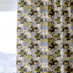 Cottage Abstract - Curtain Panel - The Drapery