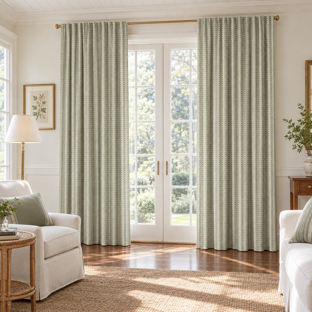 Cottage Daisy Chain - Curtain Panel - The Drapery