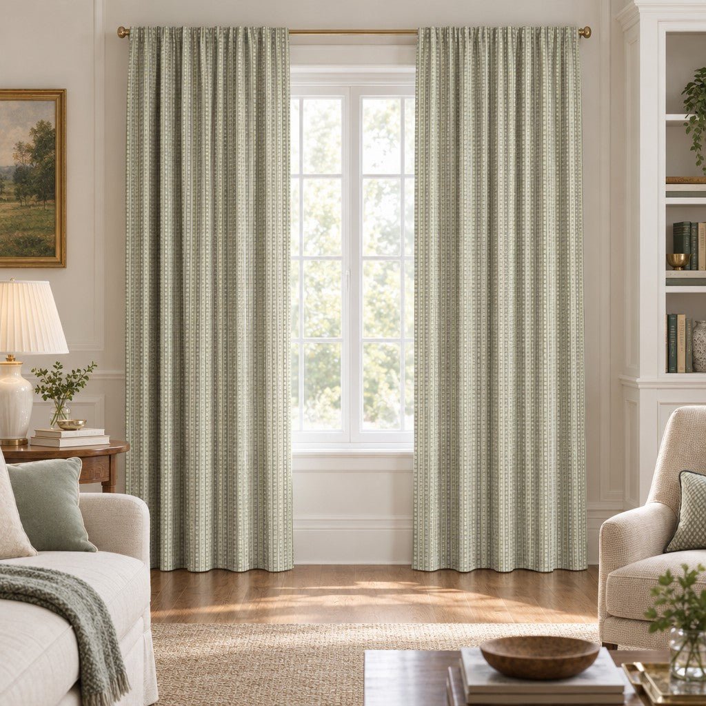 Cottage Daisy Chain - Curtain Panel - The Drapery