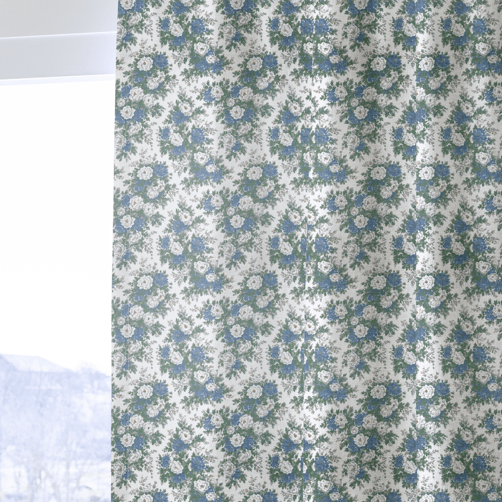 Cottage Flower - Curtain Panel - The Drapery