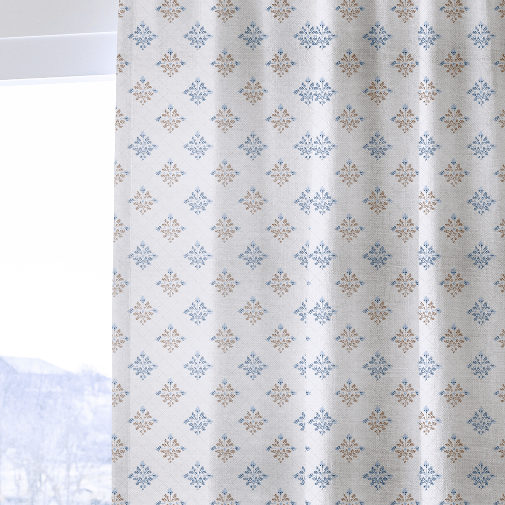 Cottage Lattice - Curtain Panel - The Drapery