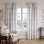 Cottage Lattice - Curtain Panel - The Drapery