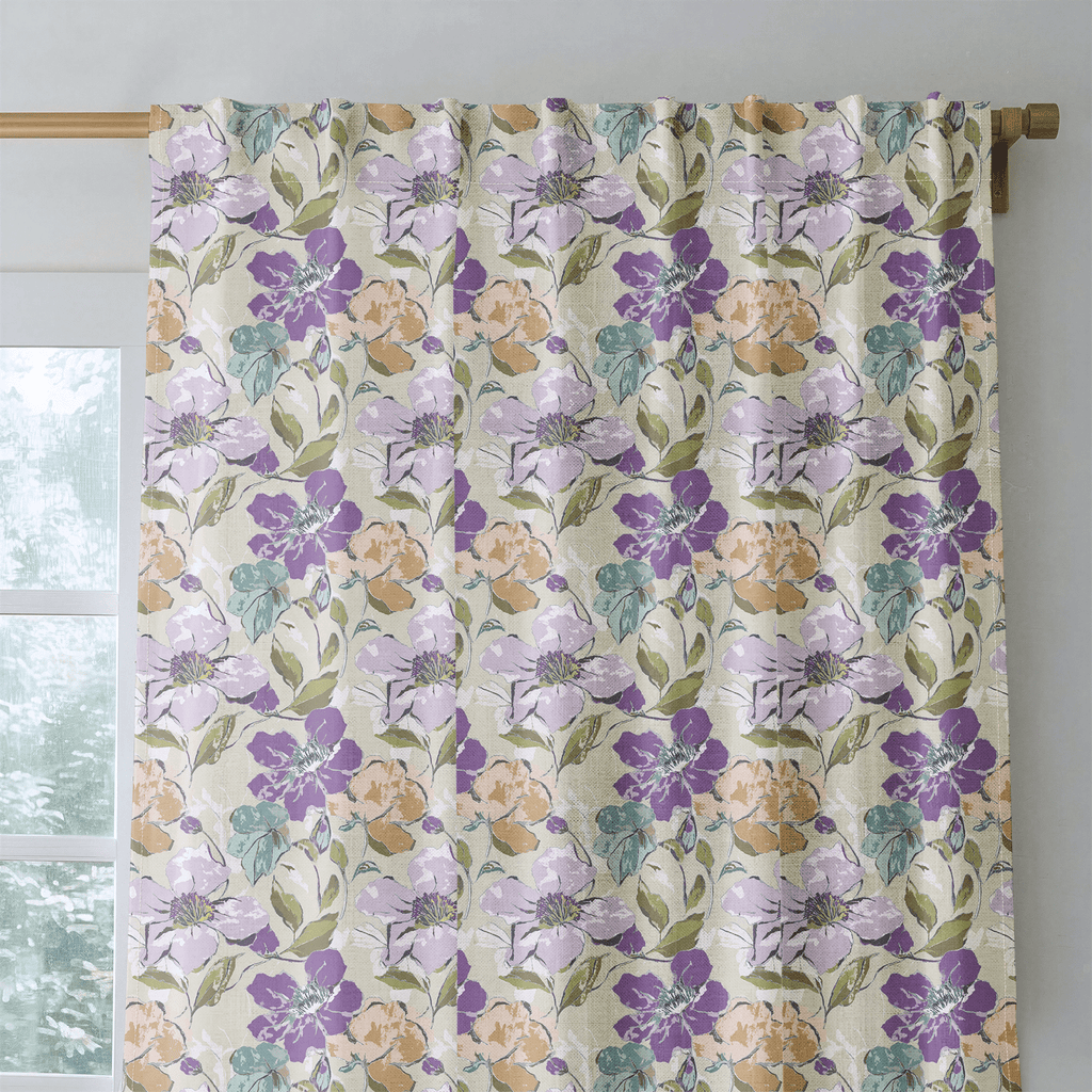 Cottage Posy - Curtain Panel - The Drapery