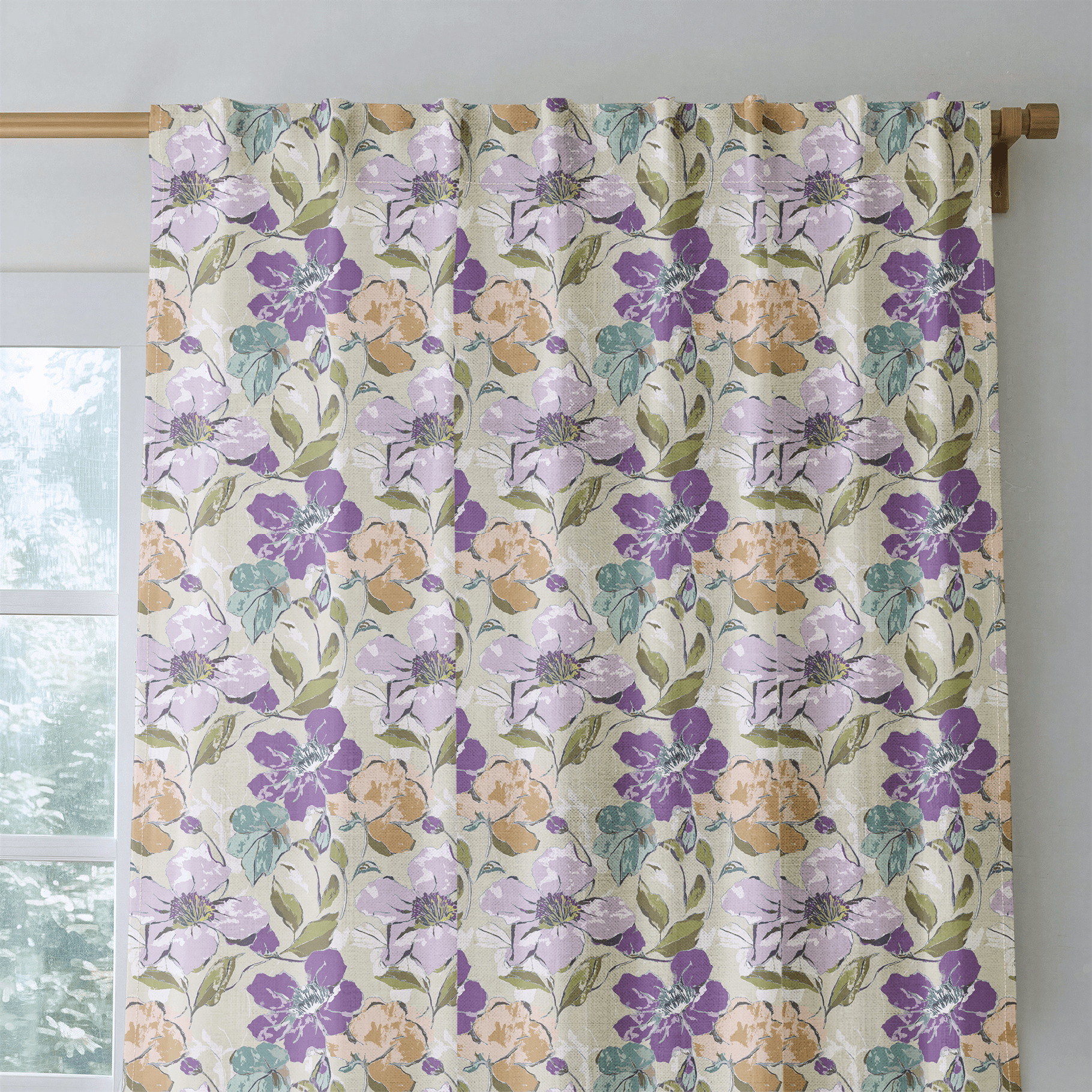 Cottage Posy - Curtain Panel - The Drapery