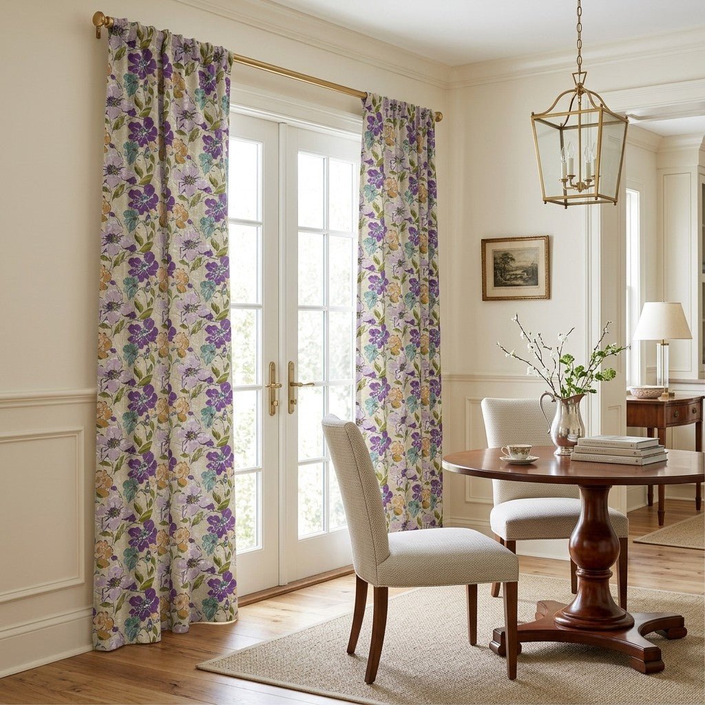 Cottage Posy - Curtain Panel - The Drapery