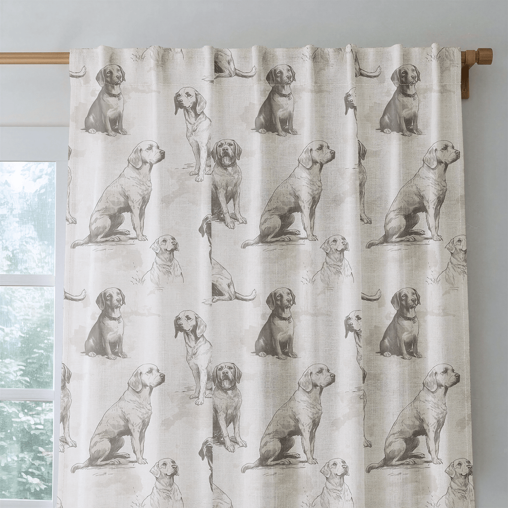 Country Companions - Curtain Panel - The Drapery