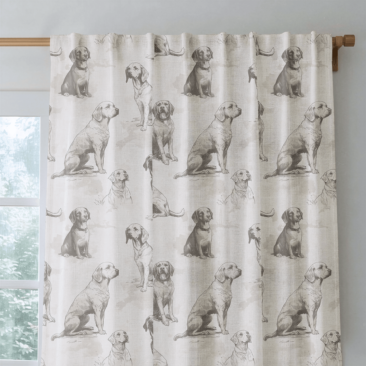Country Companions - Curtain Panel - The Drapery