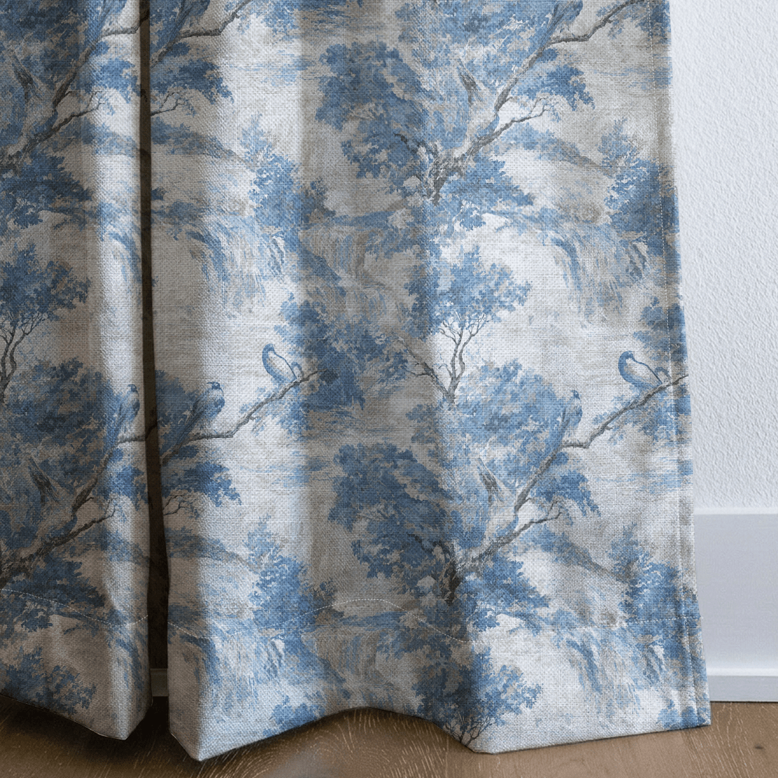 Country Lane Toile - Curtain Panel - The Drapery