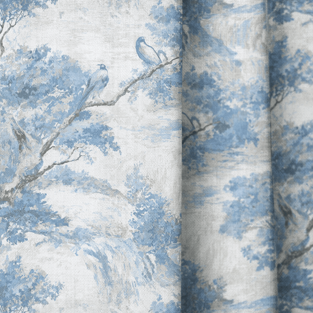 Country Lane Toile - Curtain Panel - The Drapery