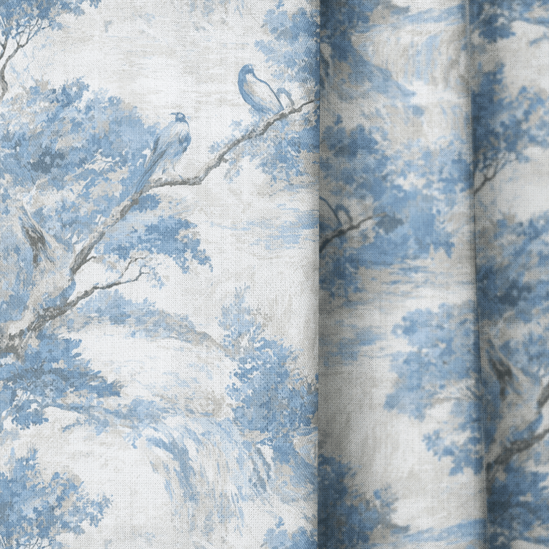 Country Lane Toile - Curtain Panel - The Drapery