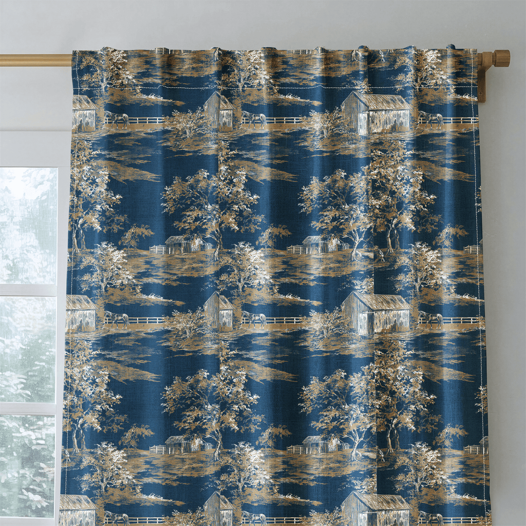 Countryside Toile - Curtain Panel - The Drapery