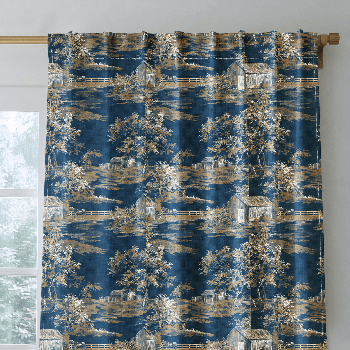 Countryside Toile - Curtain Panel - The Drapery