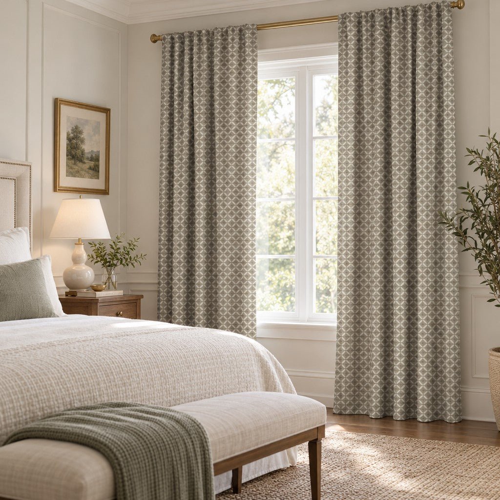 Courts in Cement - Curtain Panel - The Drapery