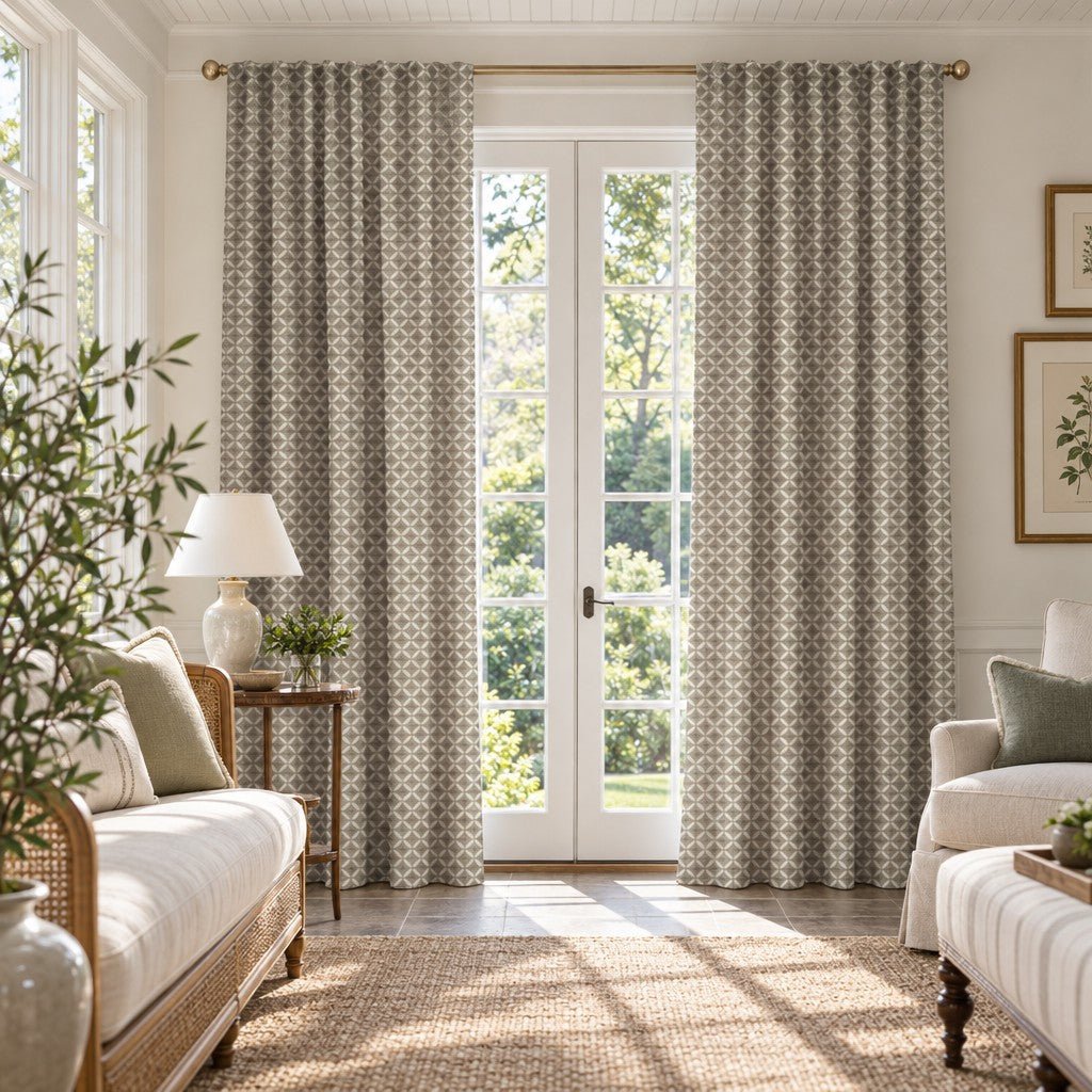 Courts in Cement - Curtain Panel - The Drapery