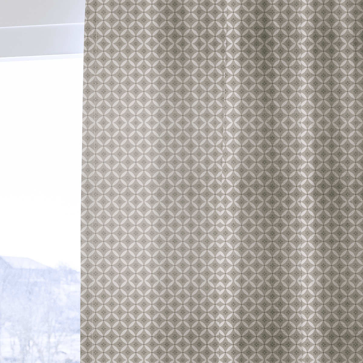 Courts in Cement - Curtain Panel - The Drapery