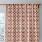 Courts in Terracotta - Curtain Panel - The Drapery