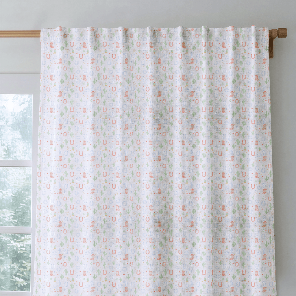Cowboy Boots - Curtain Panel - The Drapery