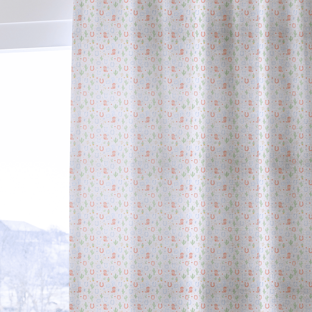Cowboy Boots - Curtain Panel - The Drapery