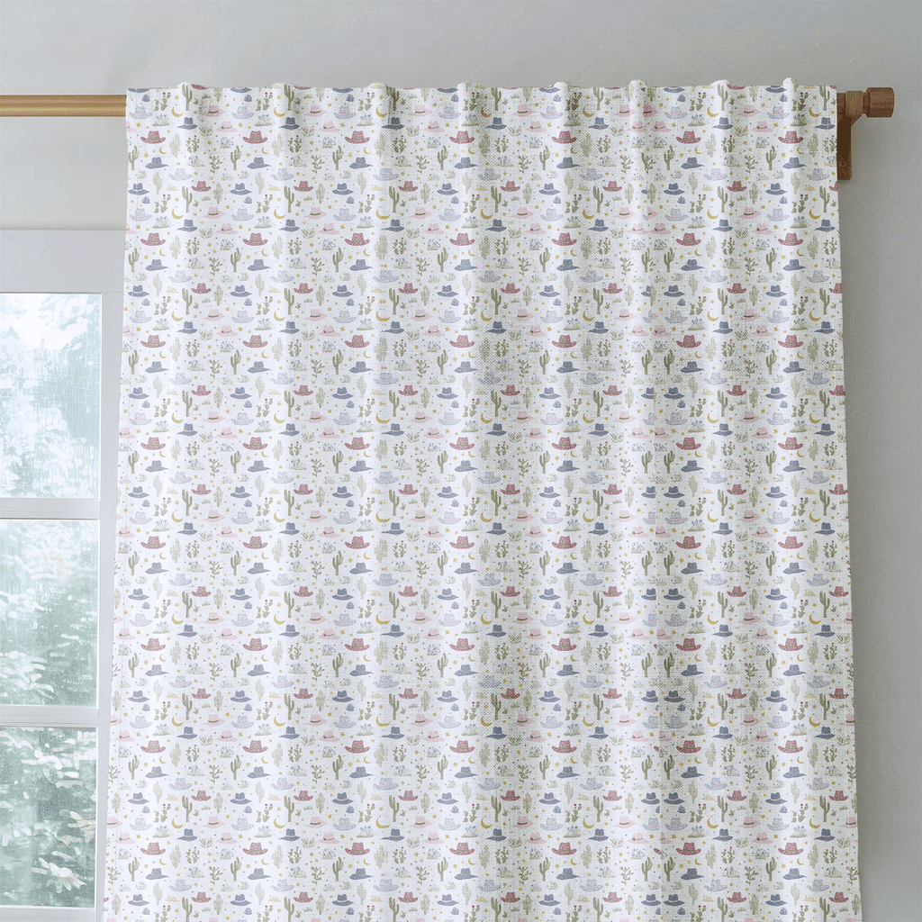 Cowboy Hats - Curtain Panel - The Drapery