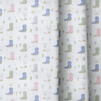 Cowgirl Boots - Curtain Panel - The Drapery