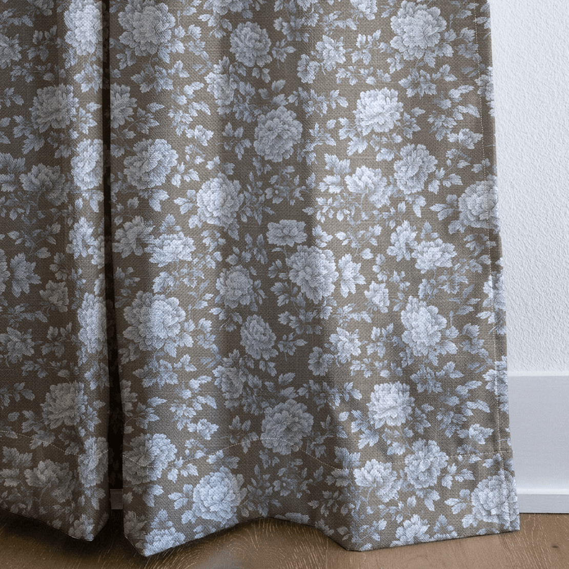 Cozy Peony - Curtain Panel - The Drapery
