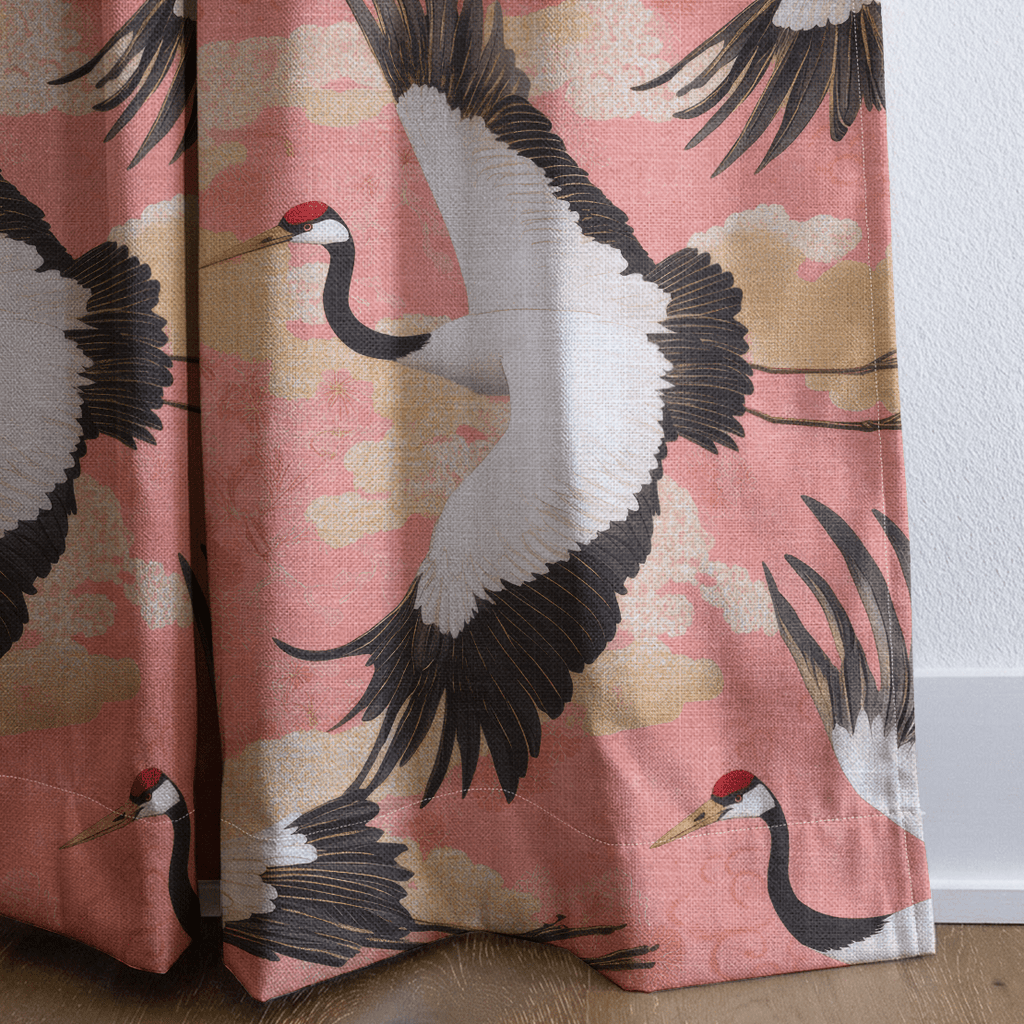 Crane Ballet - Curtain Panel - The Drapery