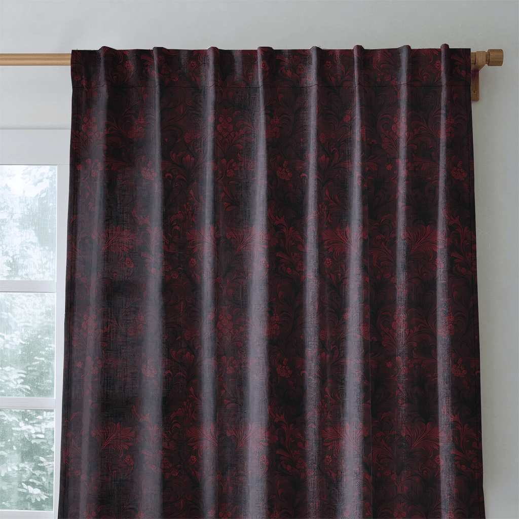 Crimson Chianti - Curtain Panel - The Drapery