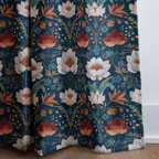 Damask After Dark - Curtain Panel - The Drapery