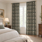 Damask at Dusk - Curtain Panel - The Drapery
