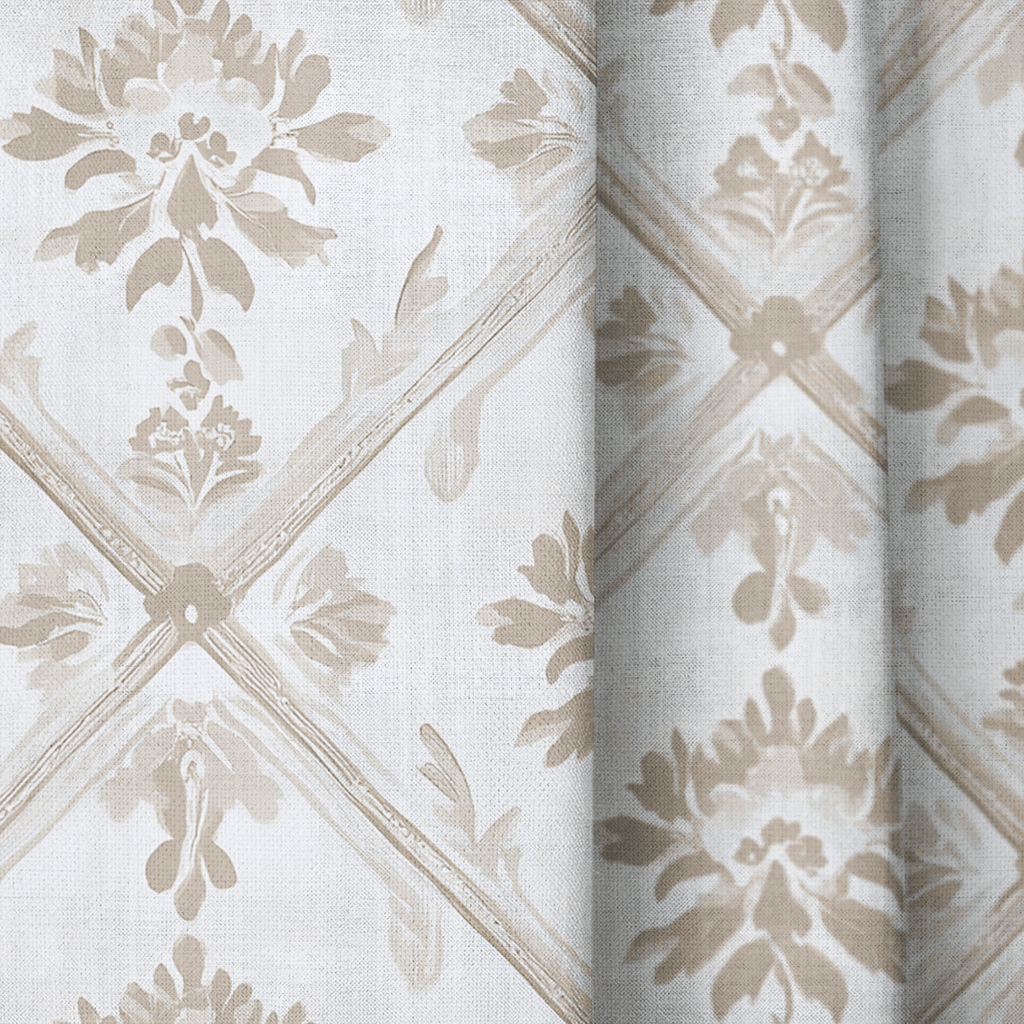 Damask Charm - Curtain Panel - The Drapery