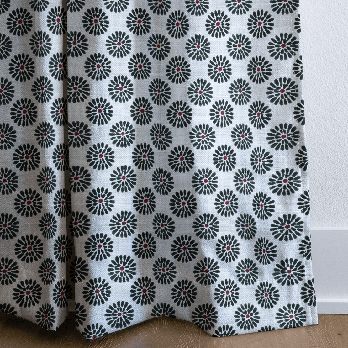Dane Floral - Curtain Panel - The Drapery