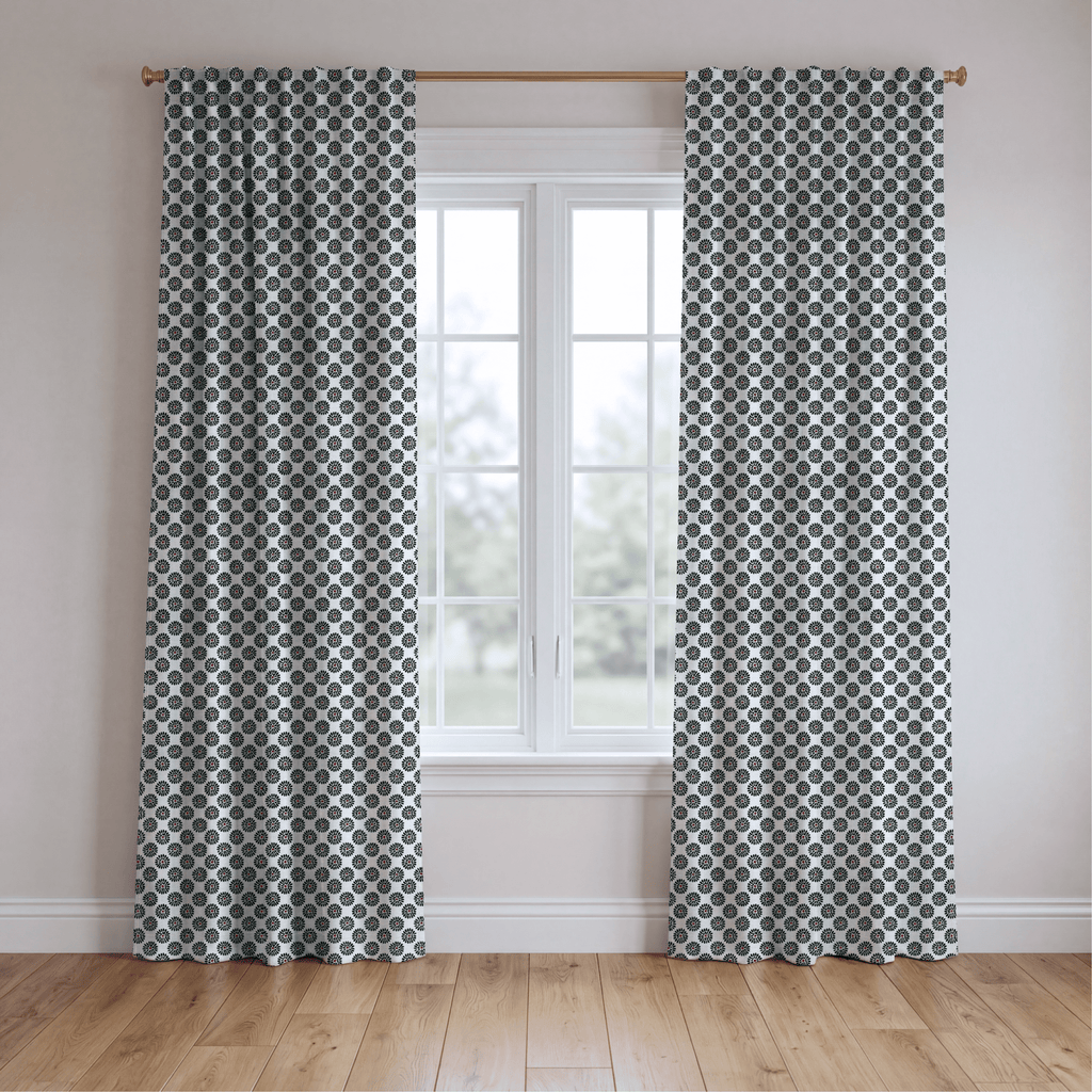 Dane Floral - Curtain Panel - The Drapery