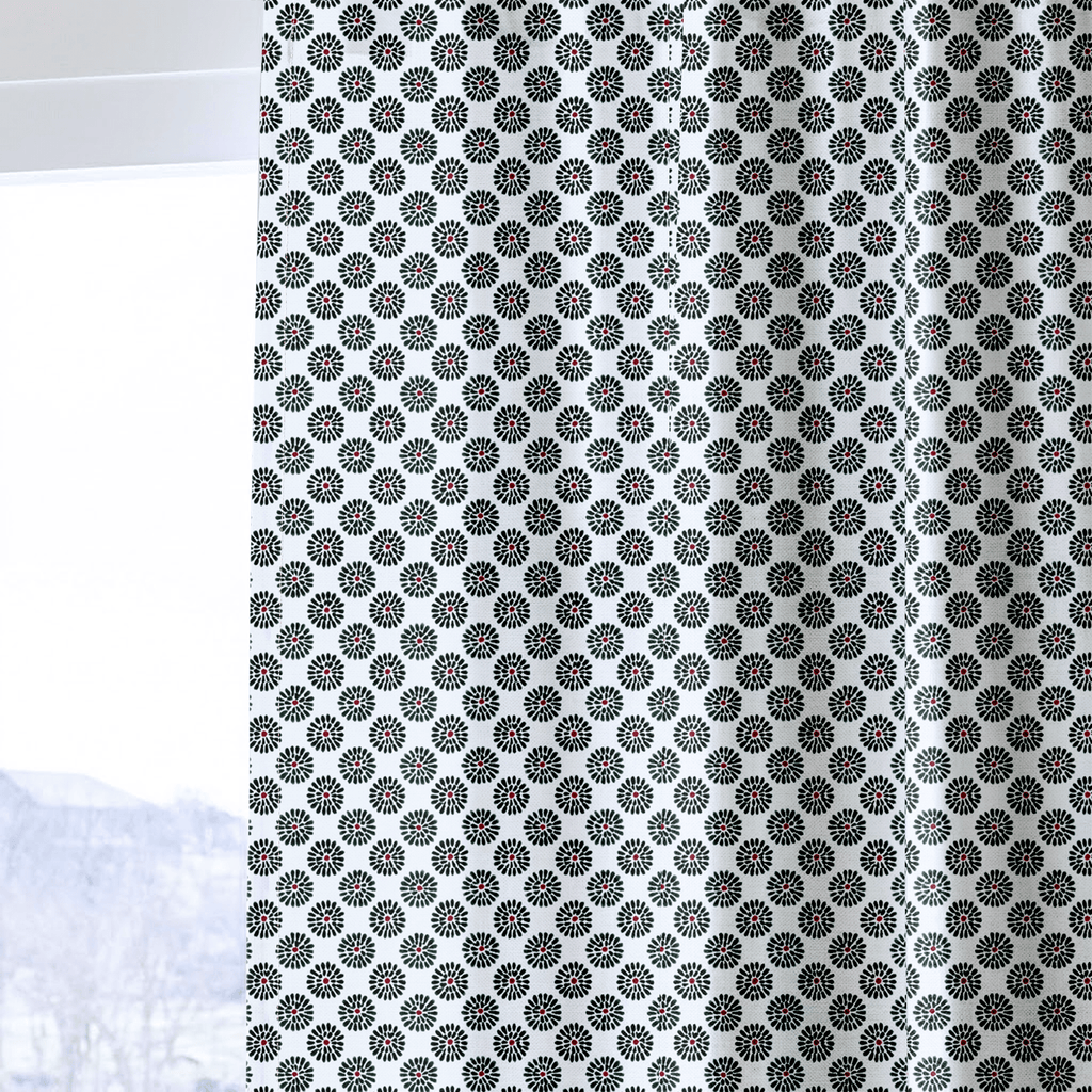 Dane Floral - Curtain Panel - The Drapery