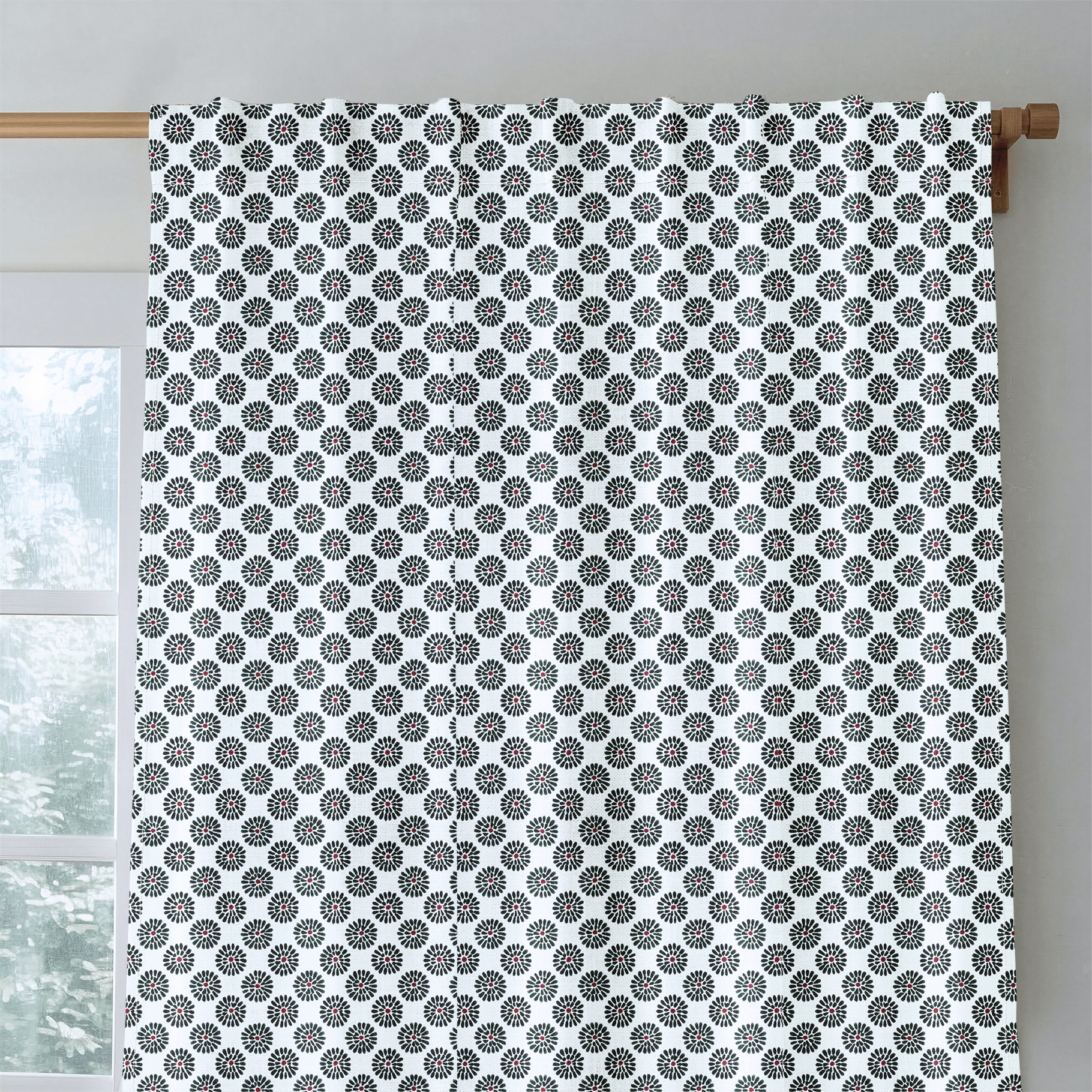 Dane Floral - Curtain Panel - The Drapery